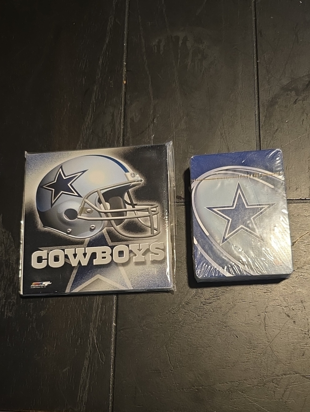 Dallas Cowboys Coaster (set of two) and Playing Cards